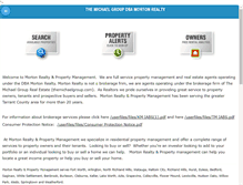 Tablet Screenshot of mortonrealtytexas.com